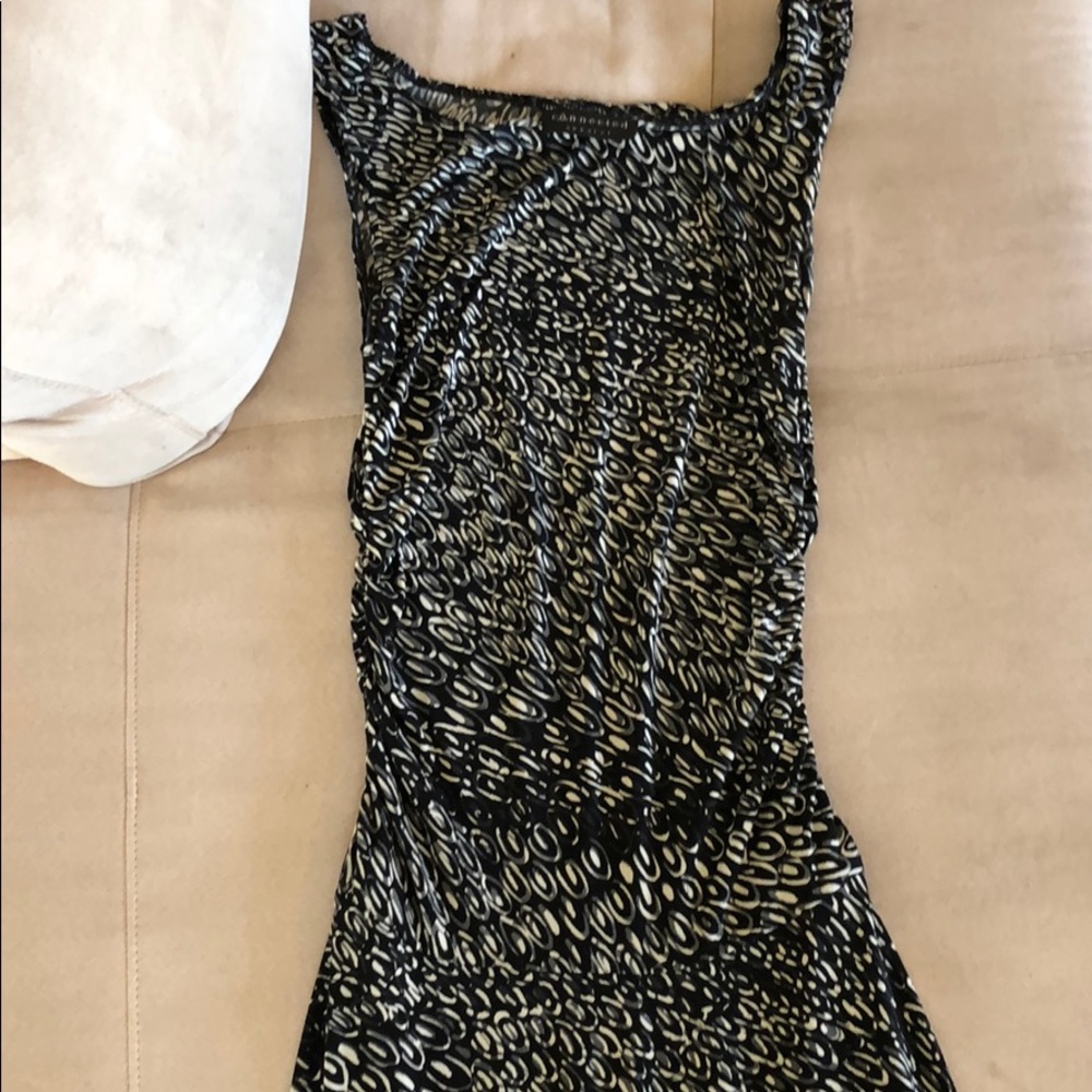 Black and white dress